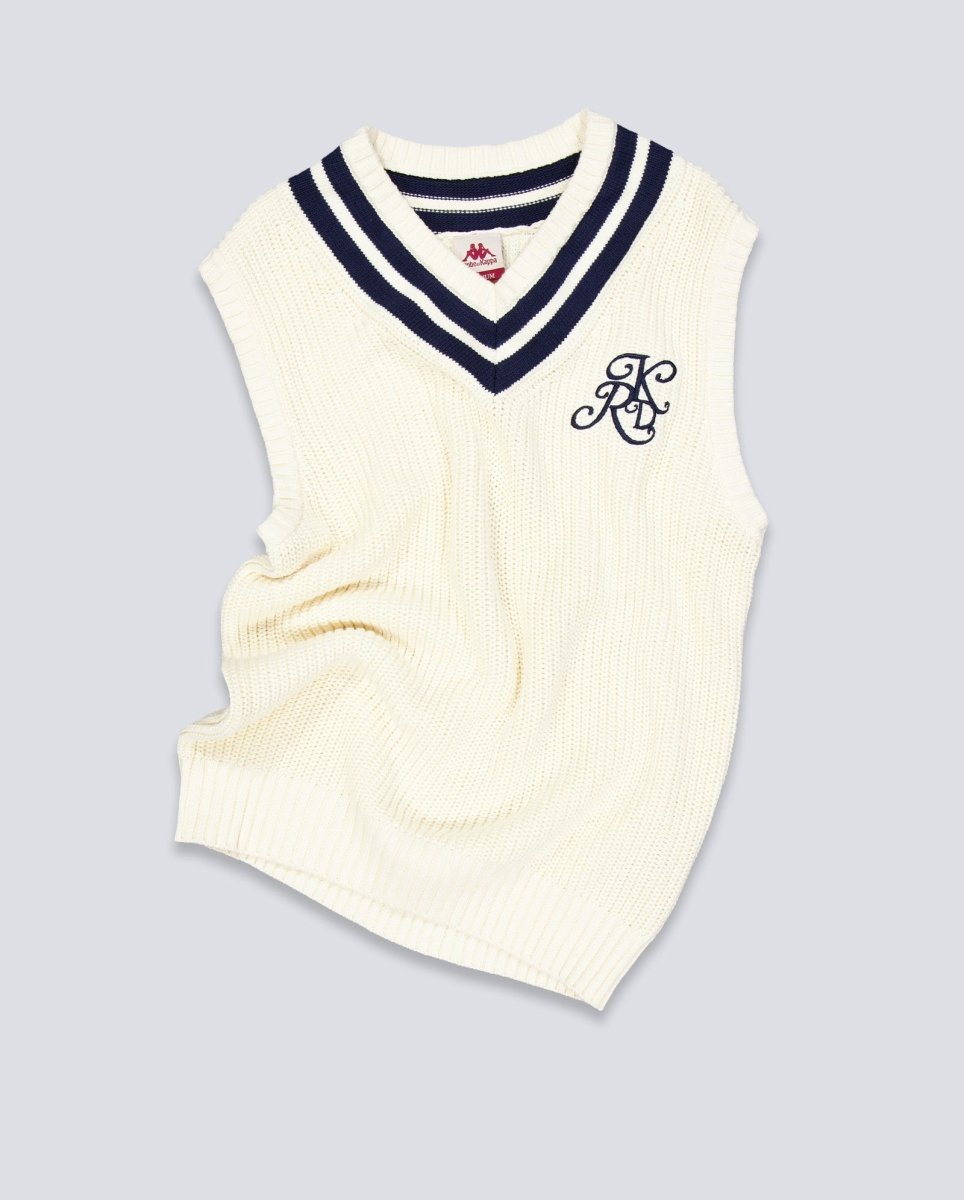 Chaleco Kappa Robe Giovani Atholl Blanco Azul Hombre