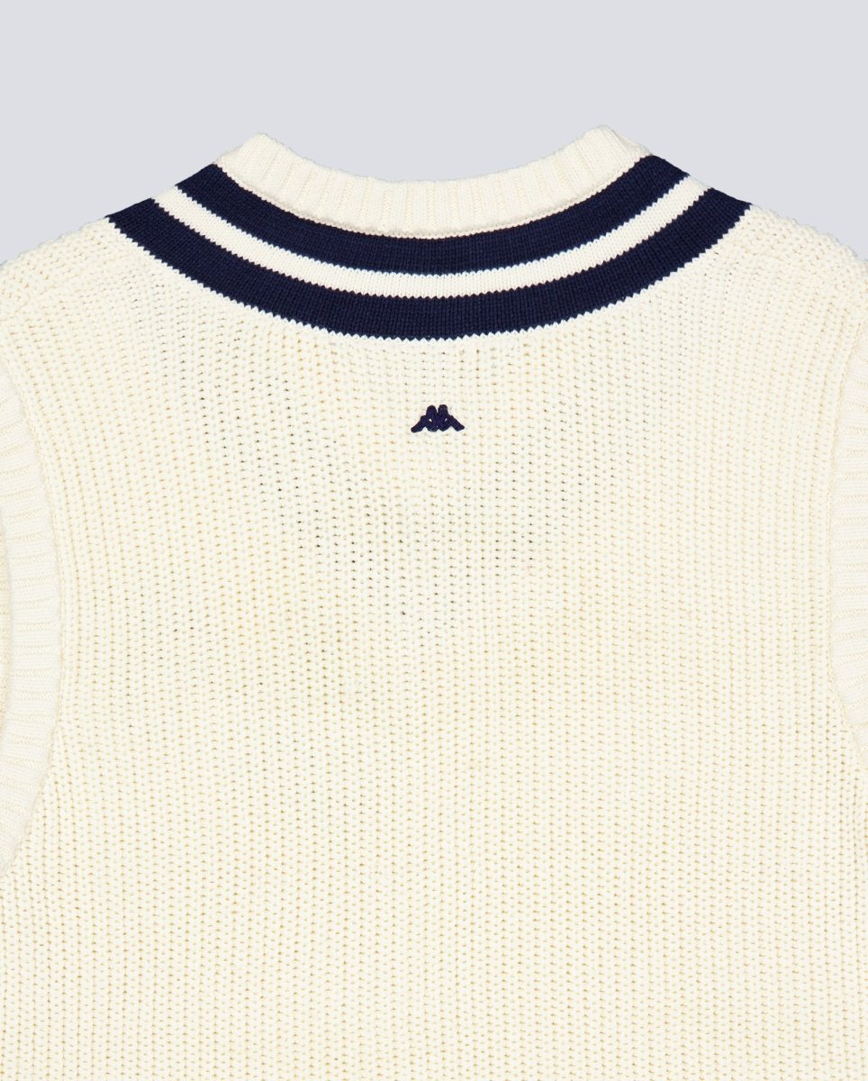 Chaleco Kappa Robe Giovani Atholl Blanco Azul Hombre