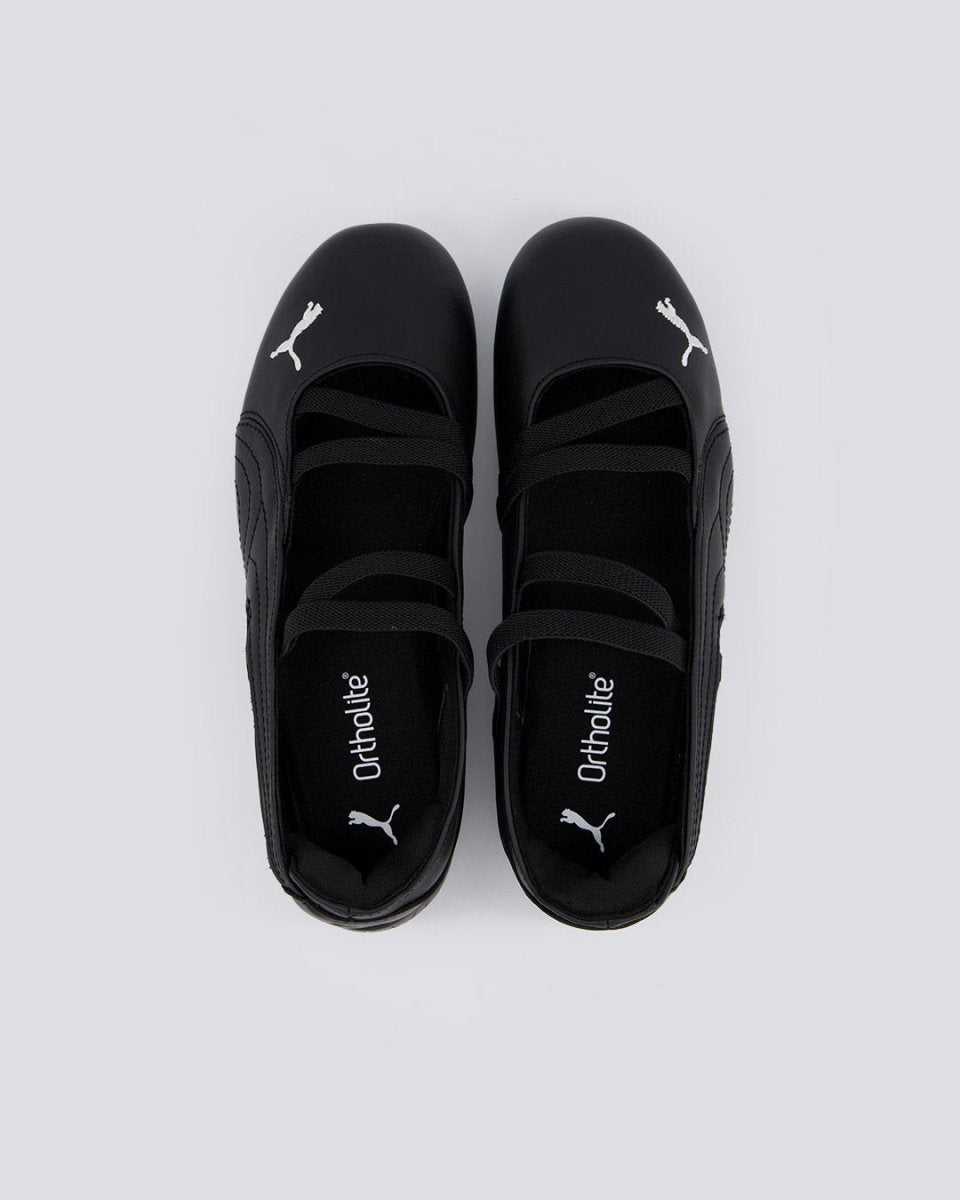 Bailarinas Speedcat Piel Negro Mujer