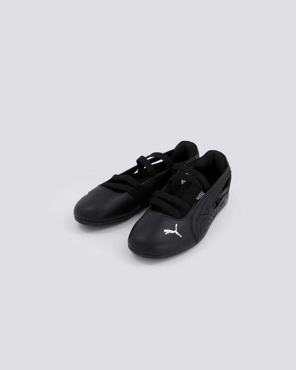 Bailarinas Speedcat Piel Negro Mujer