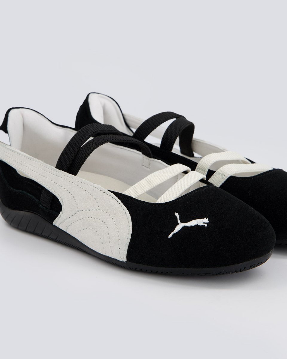 Bailarinas Speedcat Ante Negro Mujer