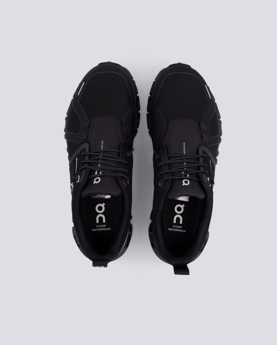 On Cloud 6 Waterproof Negro Mujer