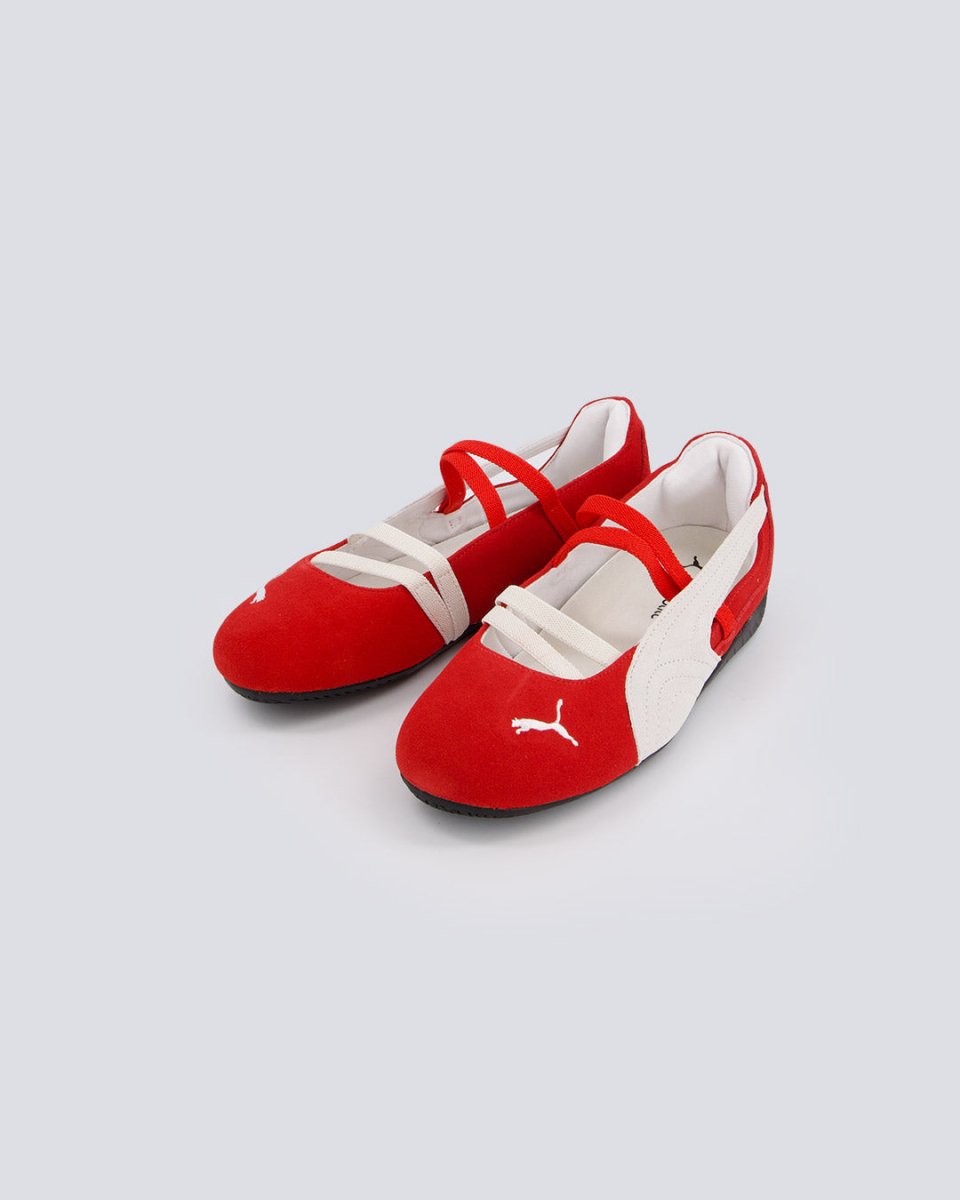 Bailarinas Speedcat Piel Rojo Mujer
