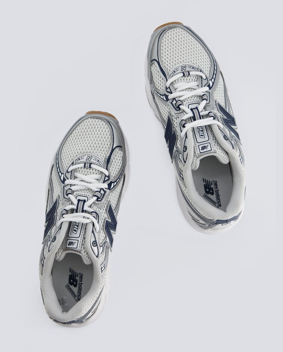 New Balance 740 Plateado y Azul Mujer