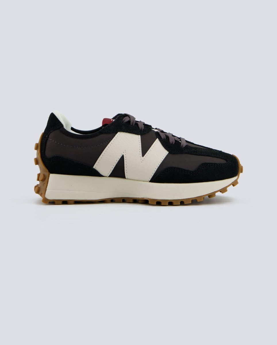New Balance 327 Negro Y Gris Mujer