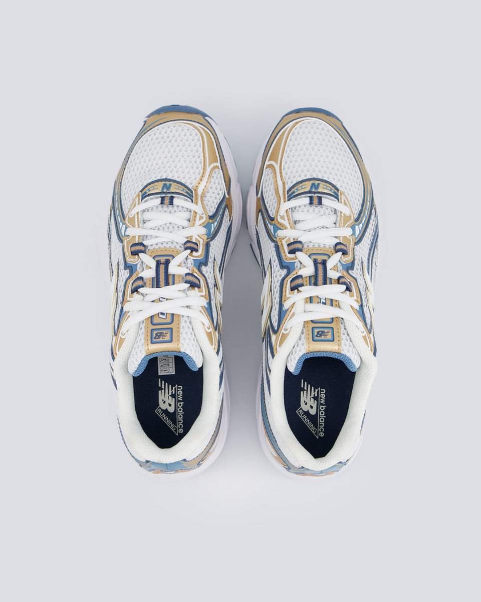 New Balance 740 Azul y Dorado Mujer