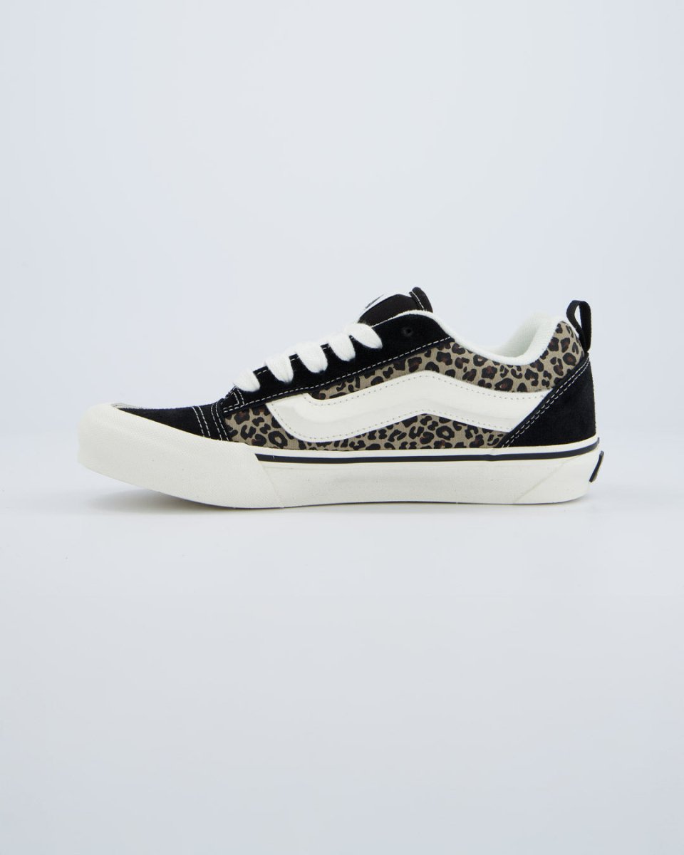 Vans Knu Skool Negro Leopardo Mujer