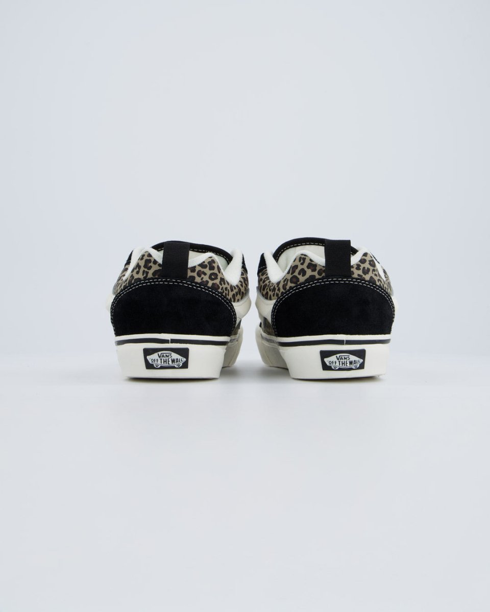 Vans Knu Skool Negro Leopardo Mujer