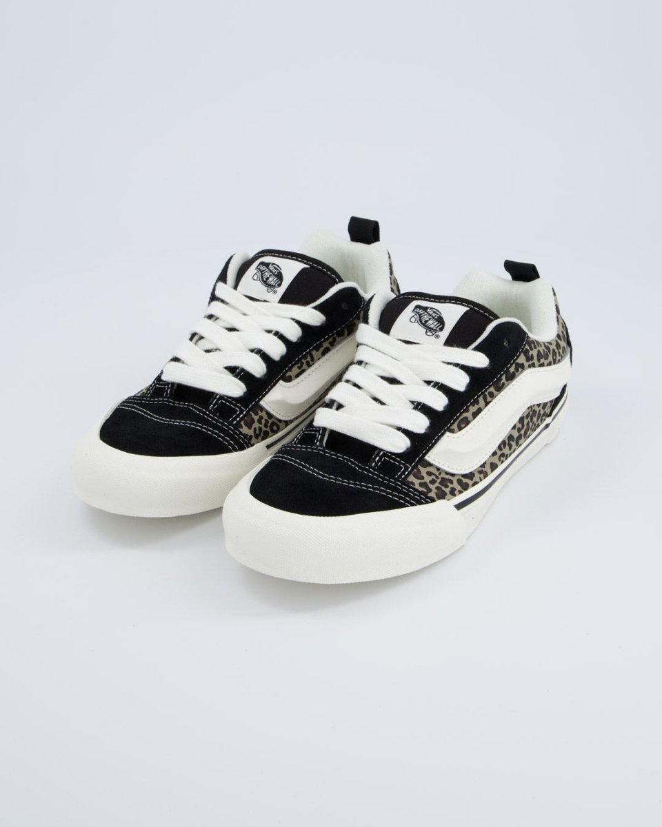 Vans Knu Skool Negro Leopardo Mujer