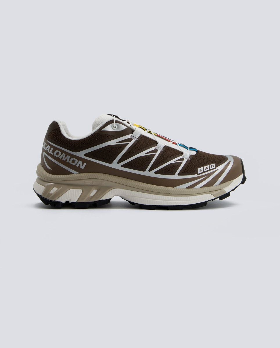 Salomon XT-6 Marrón y Plateado Mujer