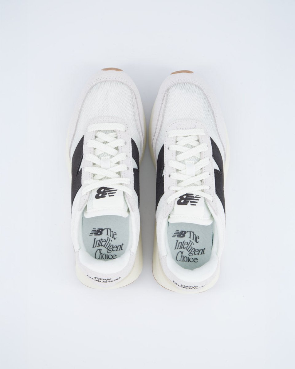 New Balance 370 Blanco Y Negro Mujer