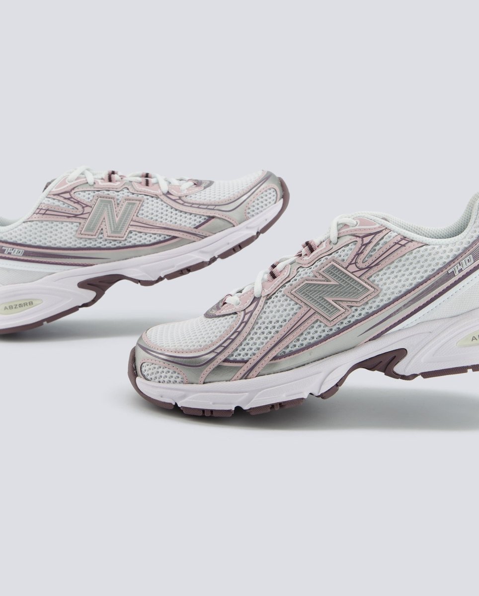 New Balance 740 Blanco y Rosa Mujer