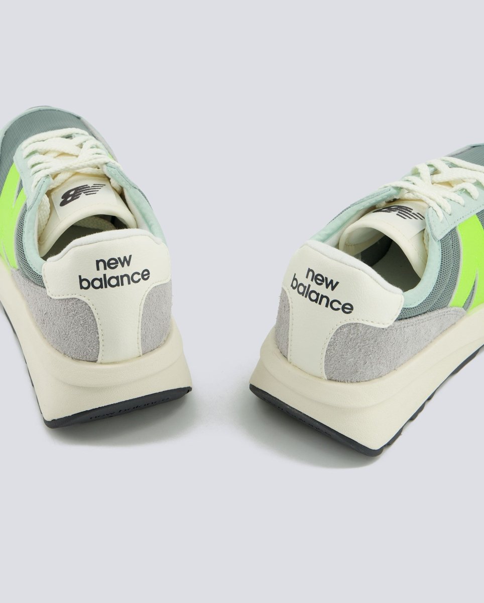 New Balance 370 Gris Y Amarillo Mujer
