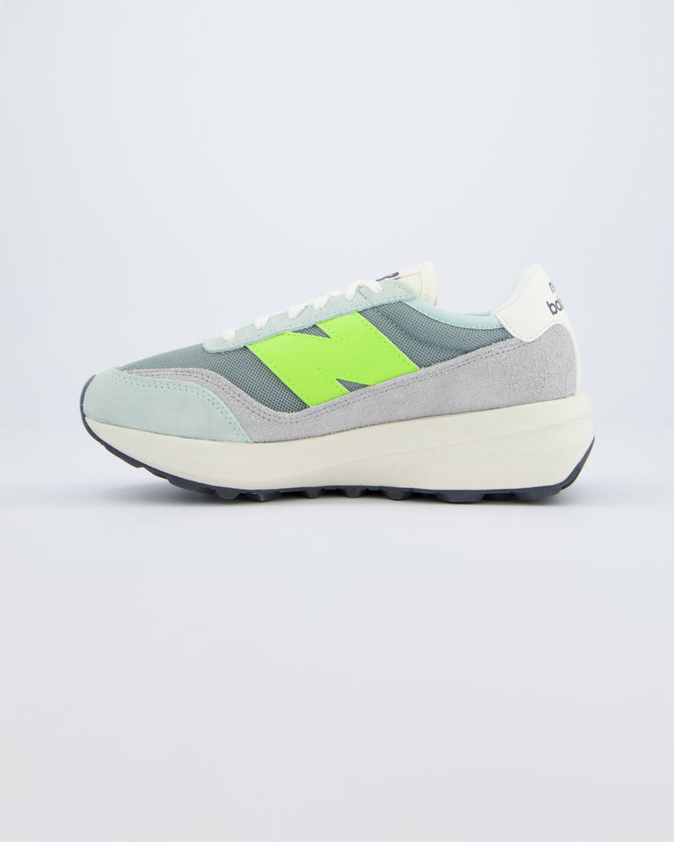 New Balance 370 Gris Y Amarillo Mujer