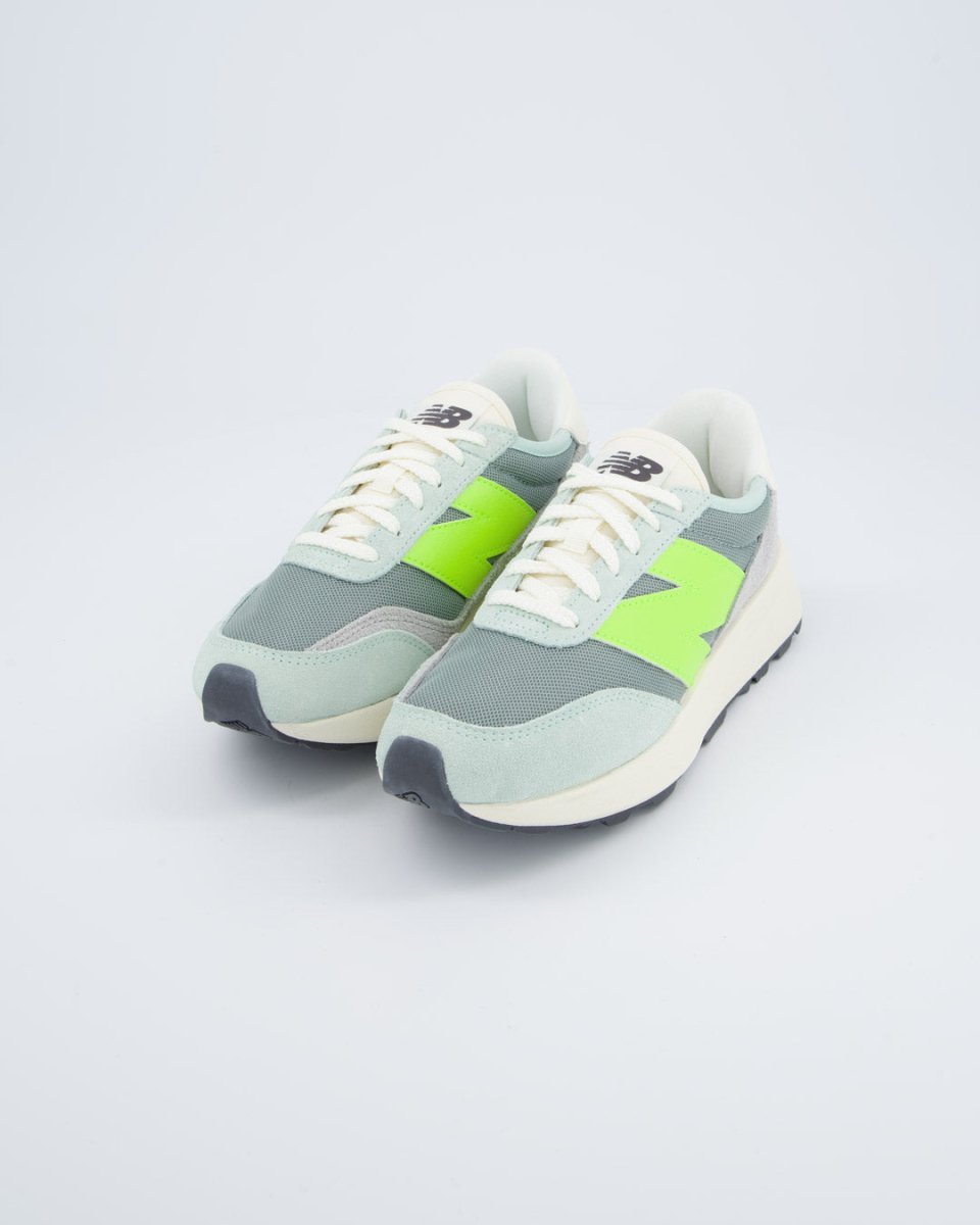 New Balance 370 Gris Y Amarillo Mujer