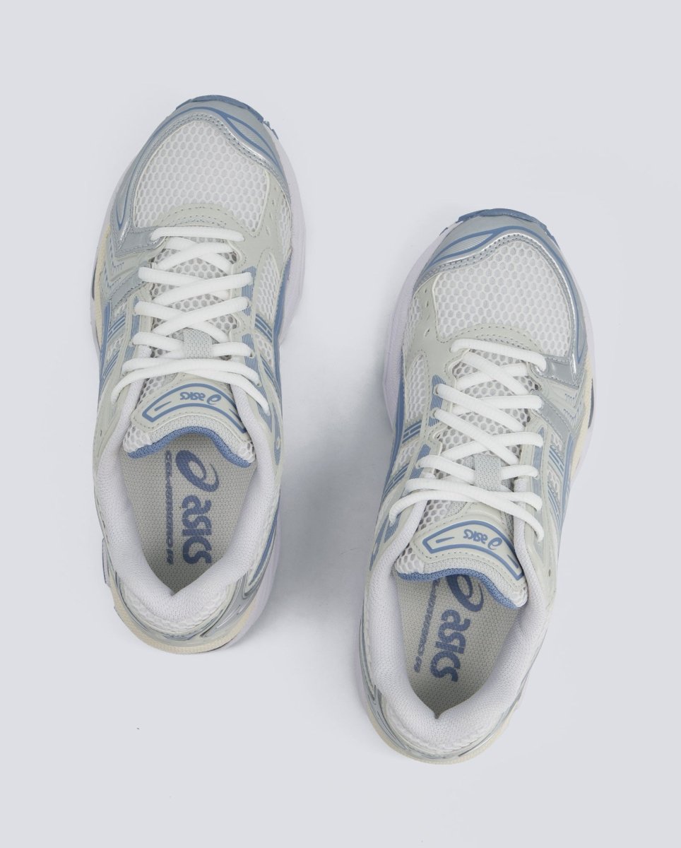 Asics Gel-Kayano 14 Plateado y Azul Mujer