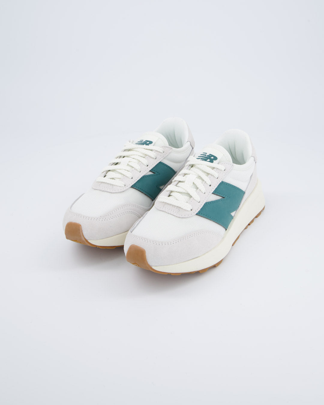 New Balance 370 Blanco Y Verde Hombre