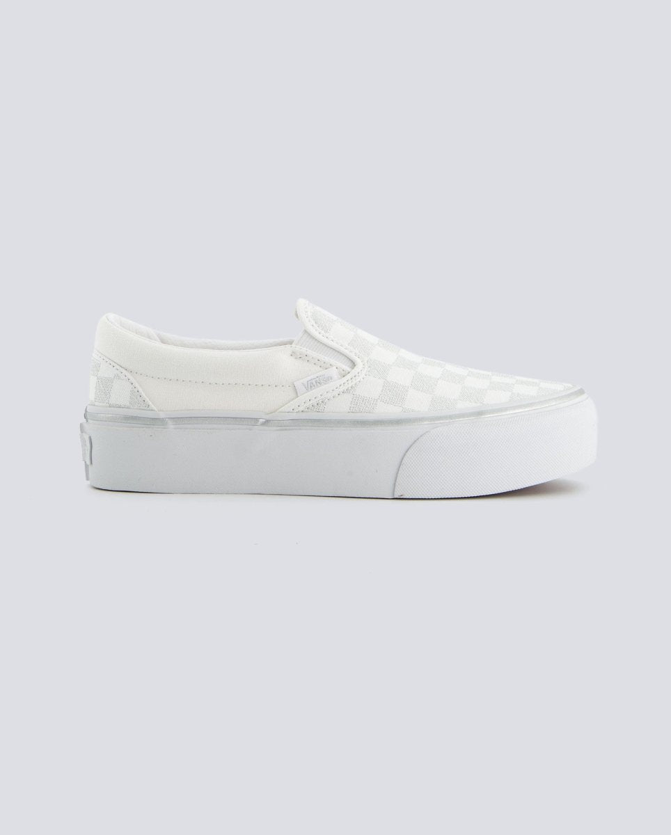 Vans Classic Slip-On Platform Blanco Mujer