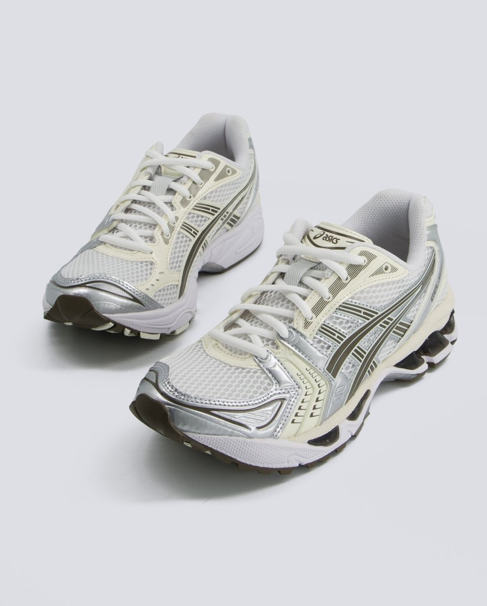 Asics Gel-Kayano 14 Plateado Y Beige Mujer