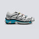 Salomon XT-6 Negro Blanco Azul Mujer