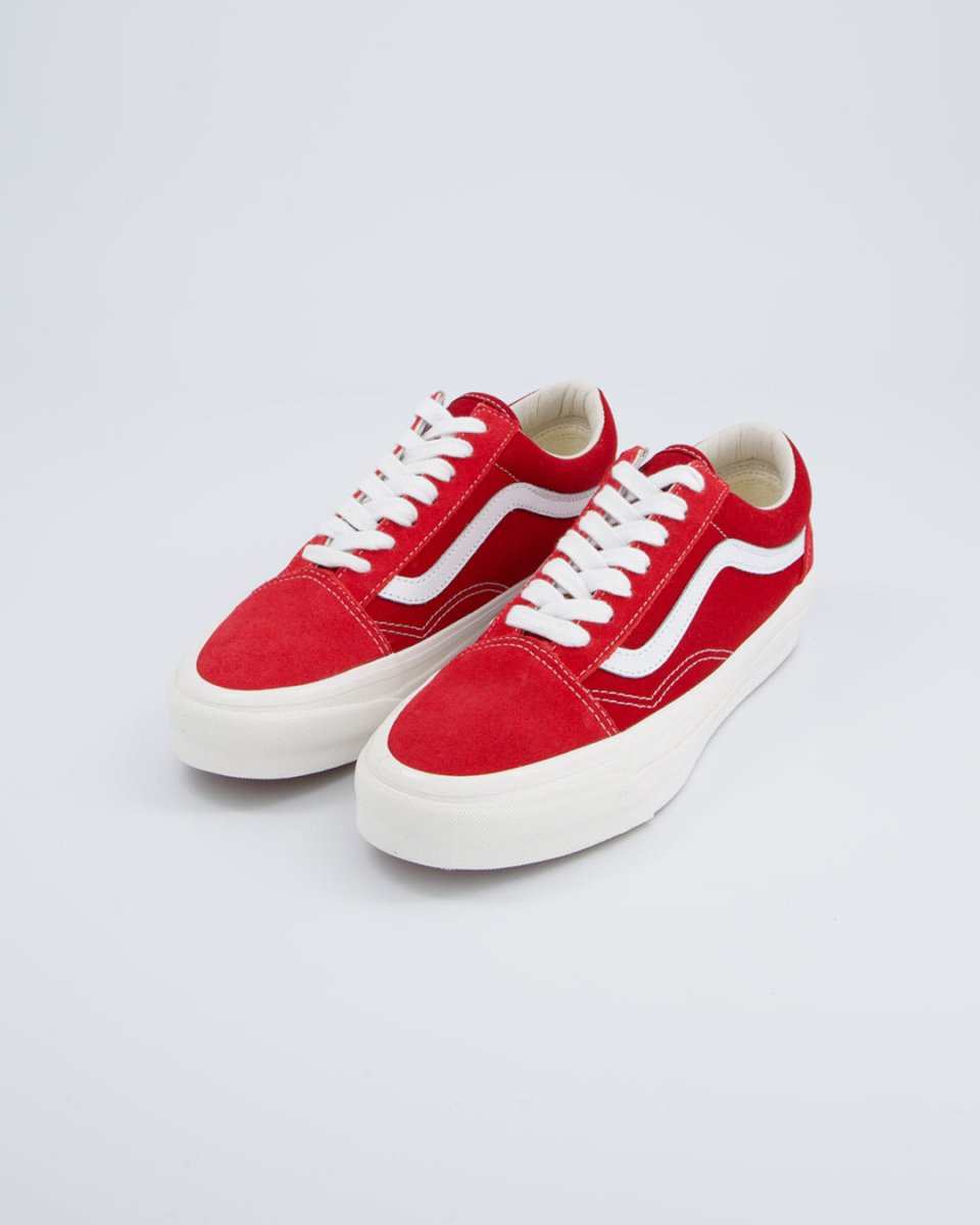 Vans Lx Old Skool Suede Rojo Mujer
