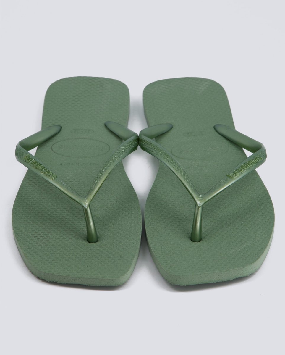 Havaianas Slim Square Verde Mujer
