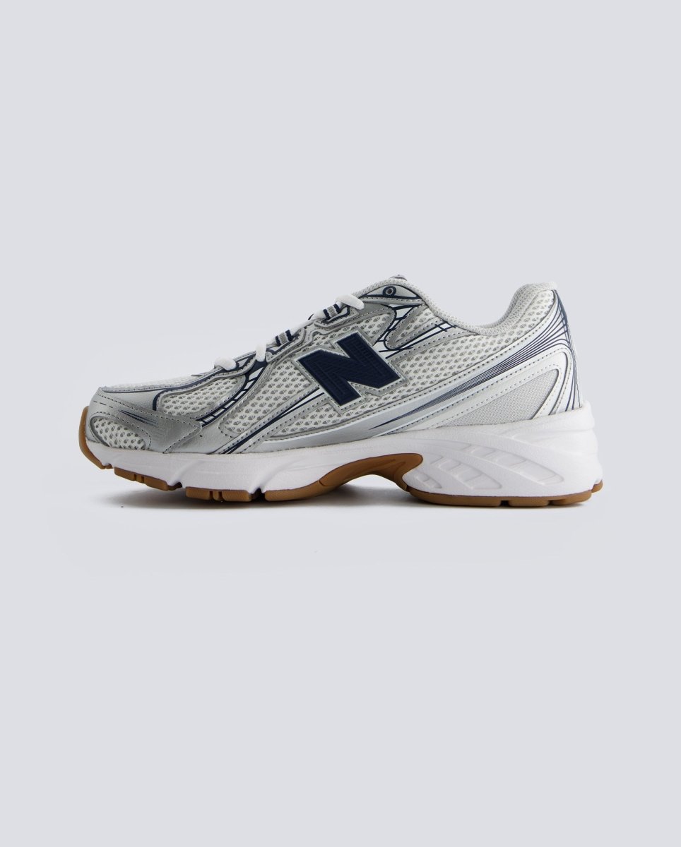 New Balance 740 Blanco y Plateado Hombre