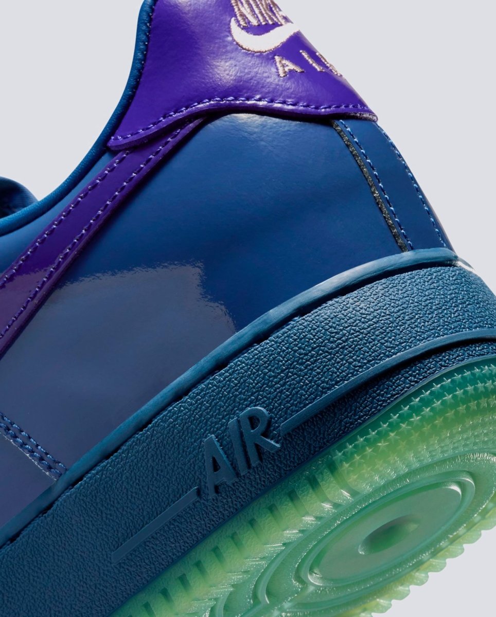 Nike Air Force 1 Low Patent Leather azul hombre