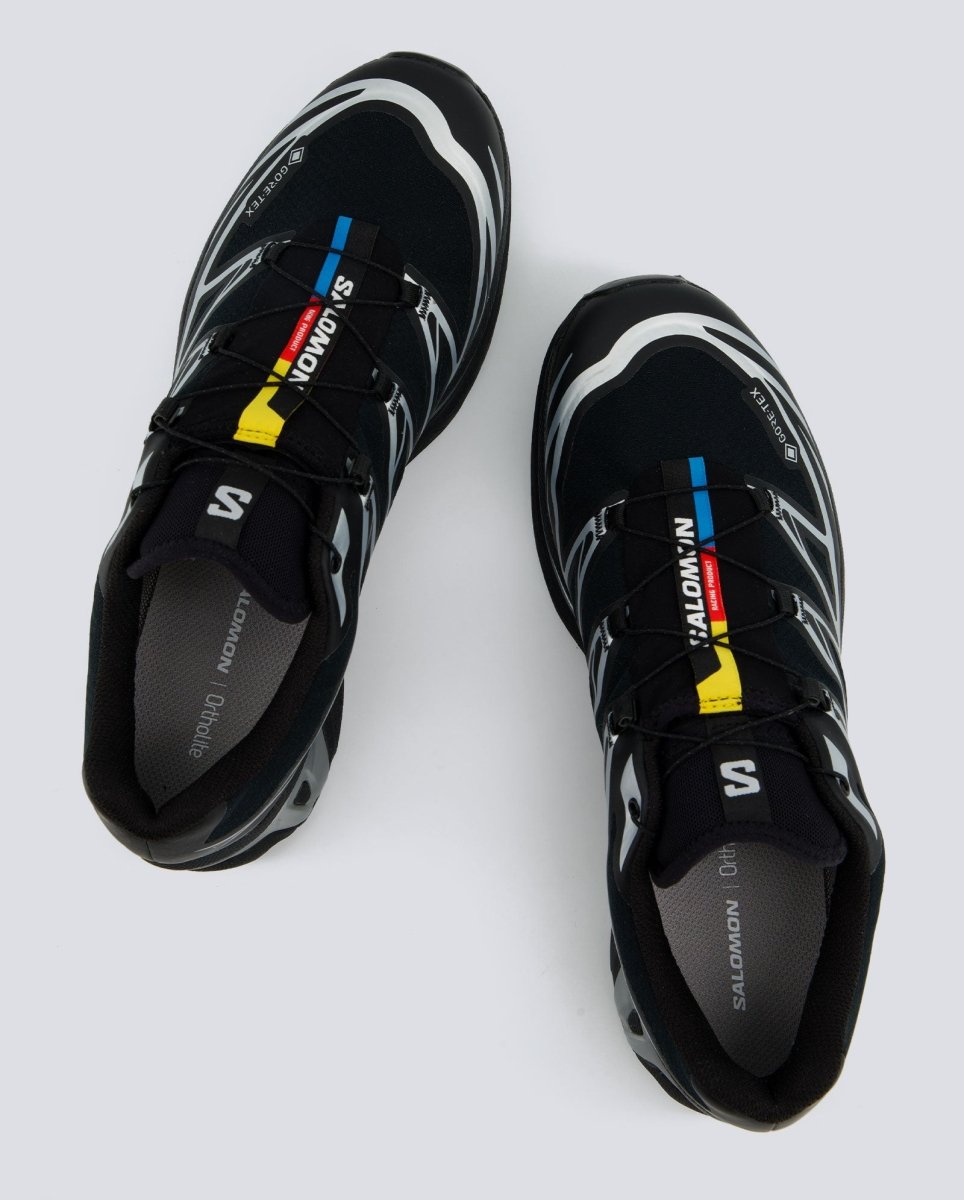 Salomon XT-6 Gore Tex Negro Y Plateado Hombre