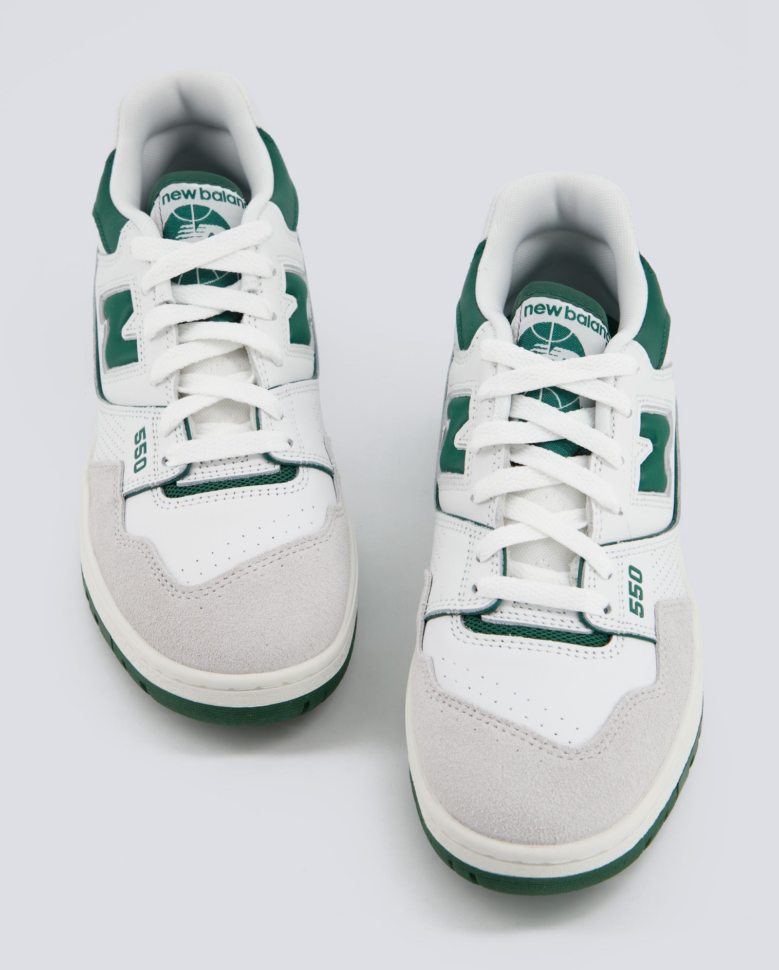 New Balance 550 Blanco Y Verde Hombre