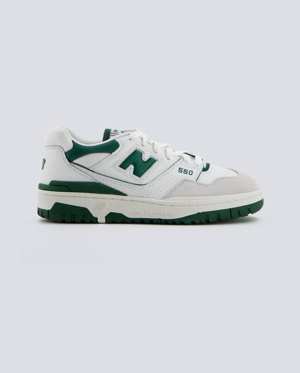 New Balance 550 Blanco Y Verde Hombre