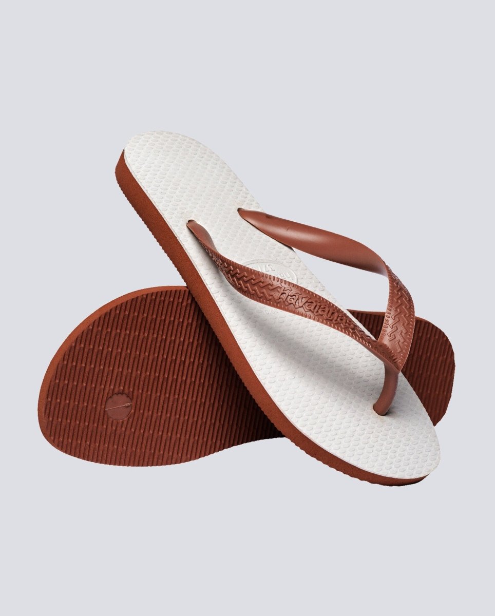 Havaianas Tradi 2.0 Blancas y Marrones HombrE
