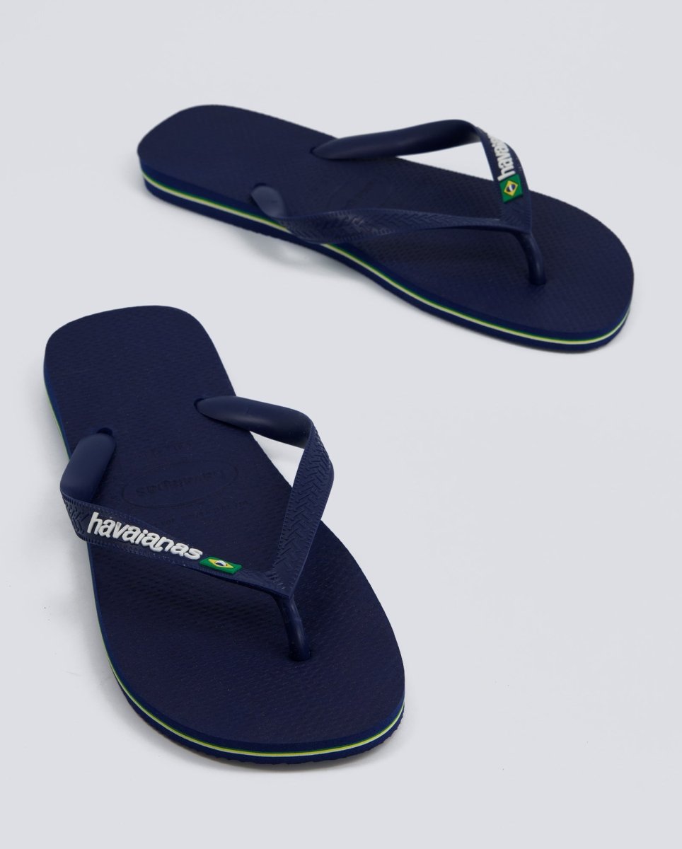Havaianas Brasil Logo Azul Hombre