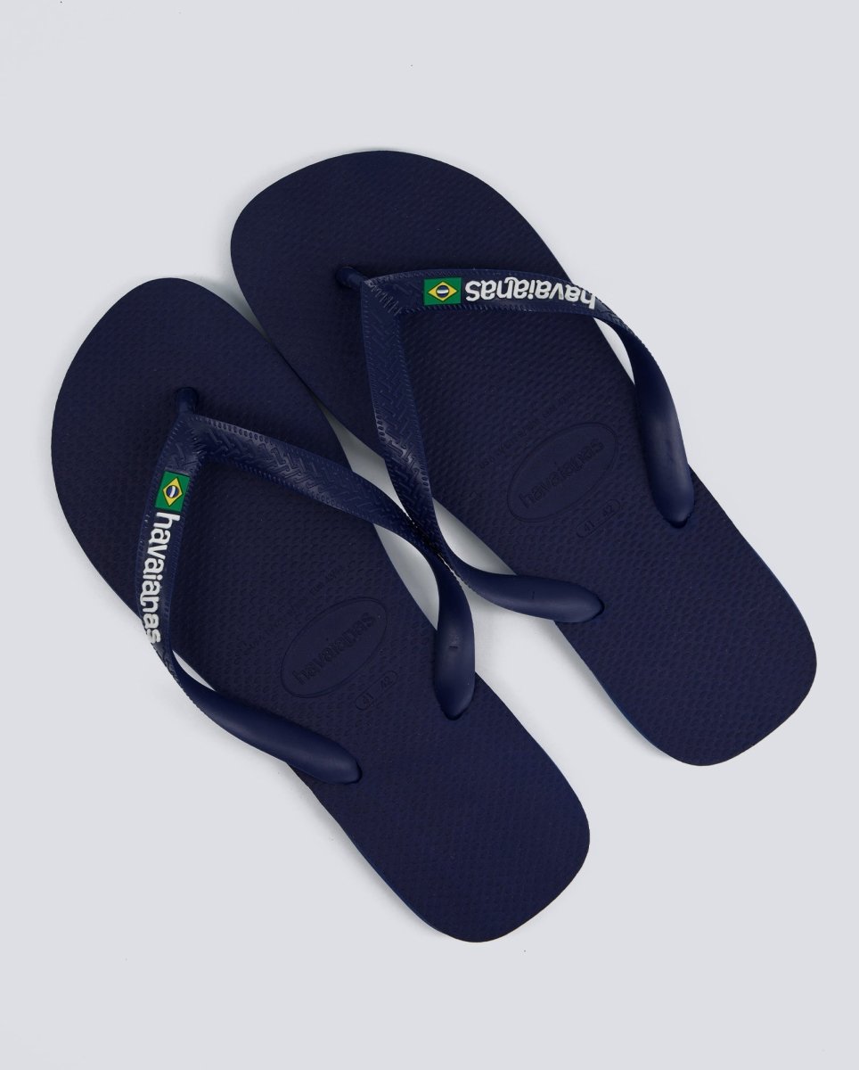Havaianas Brasil Logo Azul Hombre