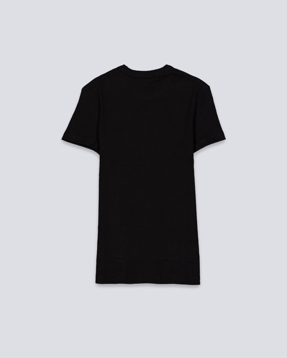 Camiseta Lacoste Negro Mujer