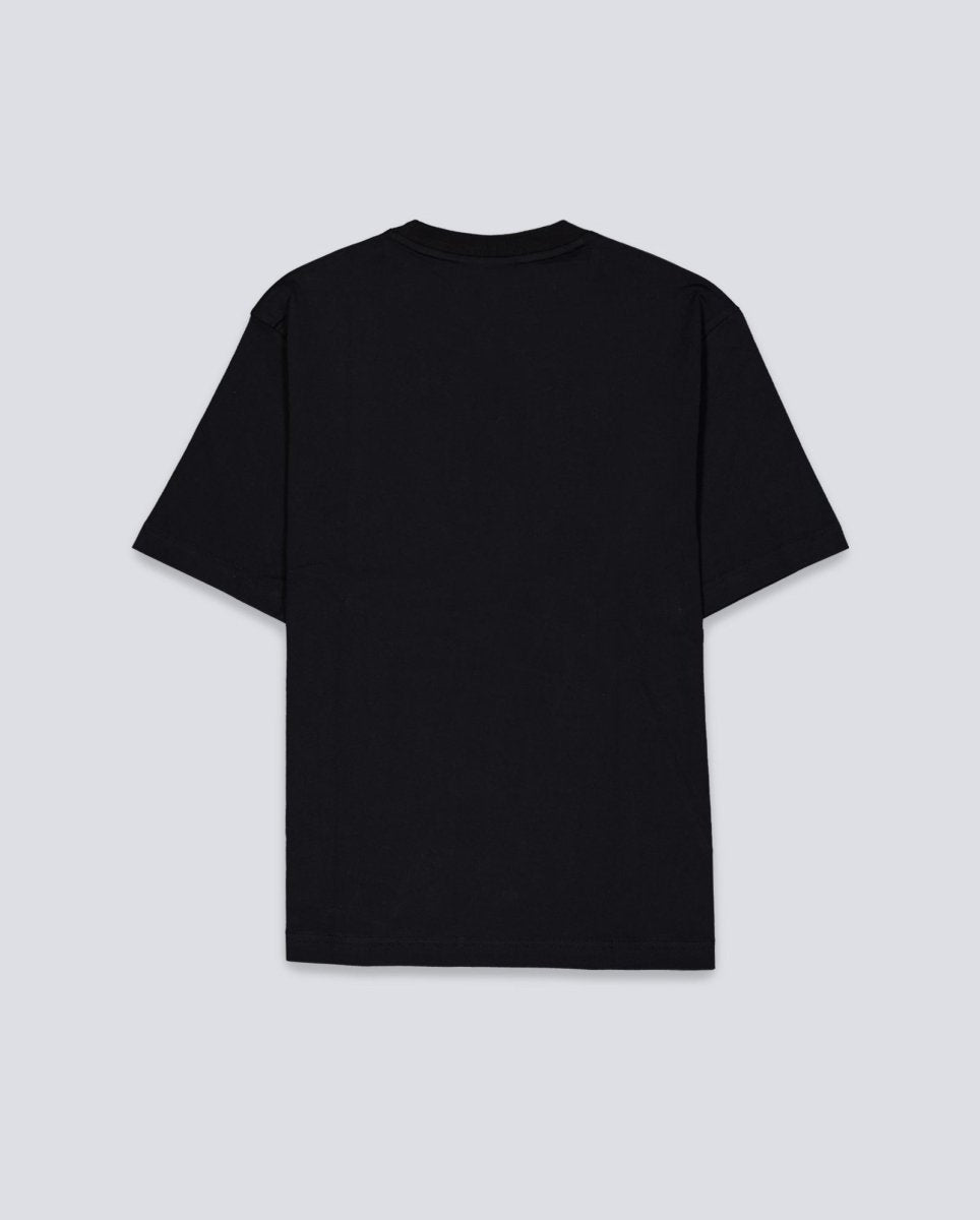 Camiseta Lacoste De Corte Holgado Negro Mujer