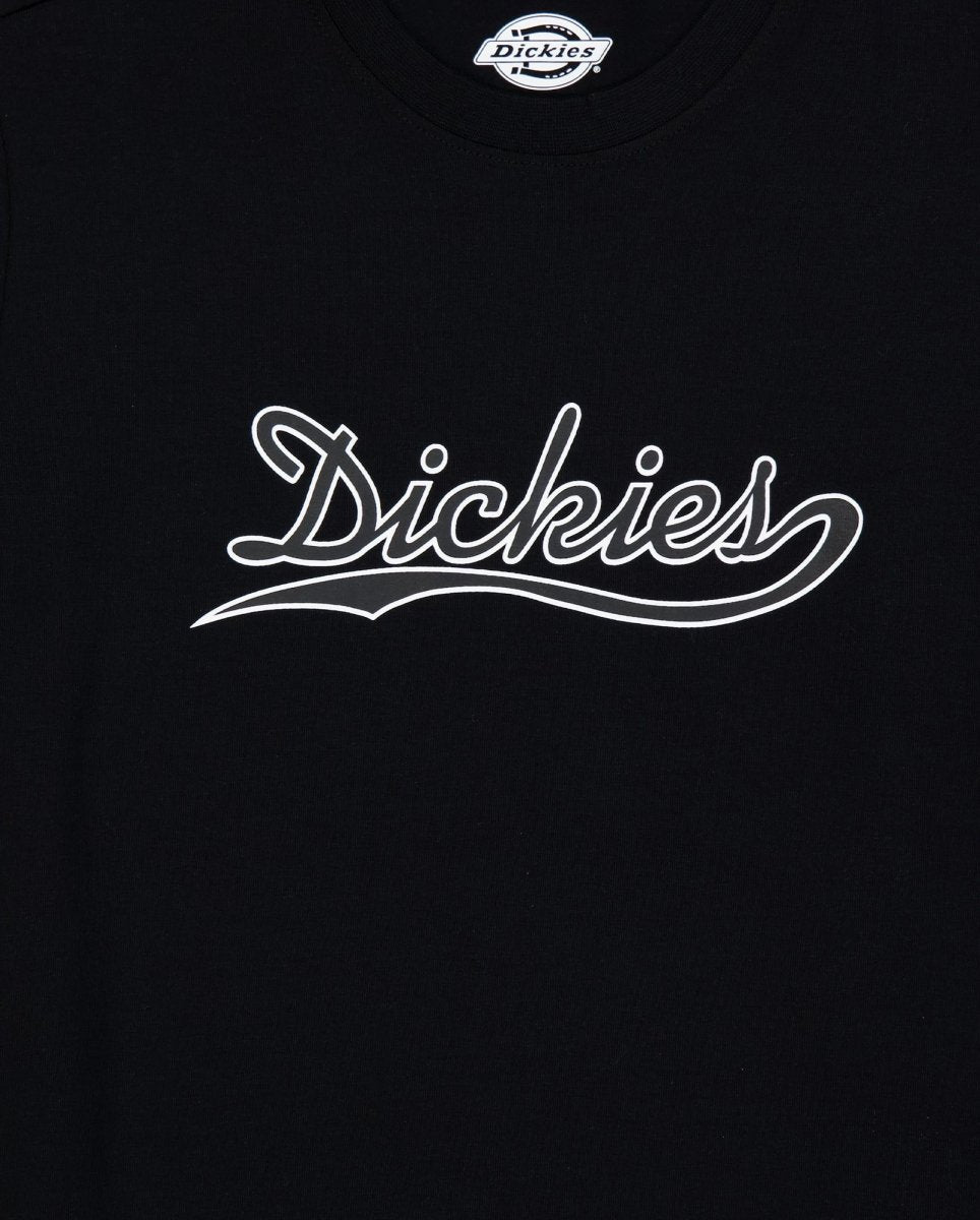 Camiseta Dickies Loose Wave Negro Mujer