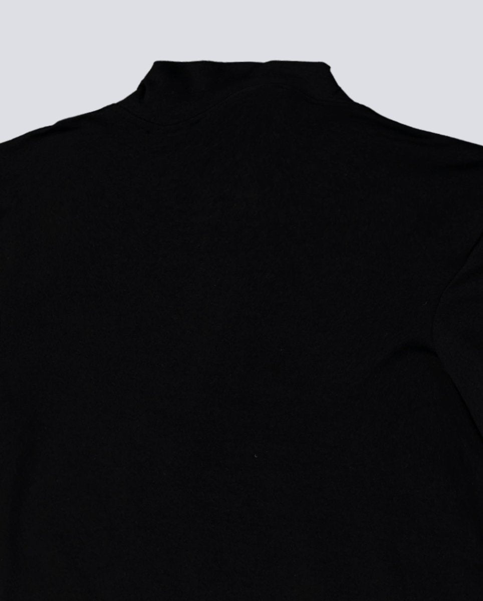 Camiseta Obey Relay Mock Neck Negro Mujer