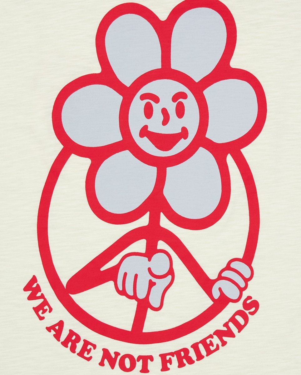 Camiseta We Are Not Friends Daisy Blanco Unisex