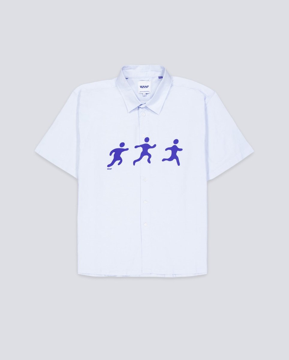 Camisa We Are Not Friends Hashiru Azul Unisex