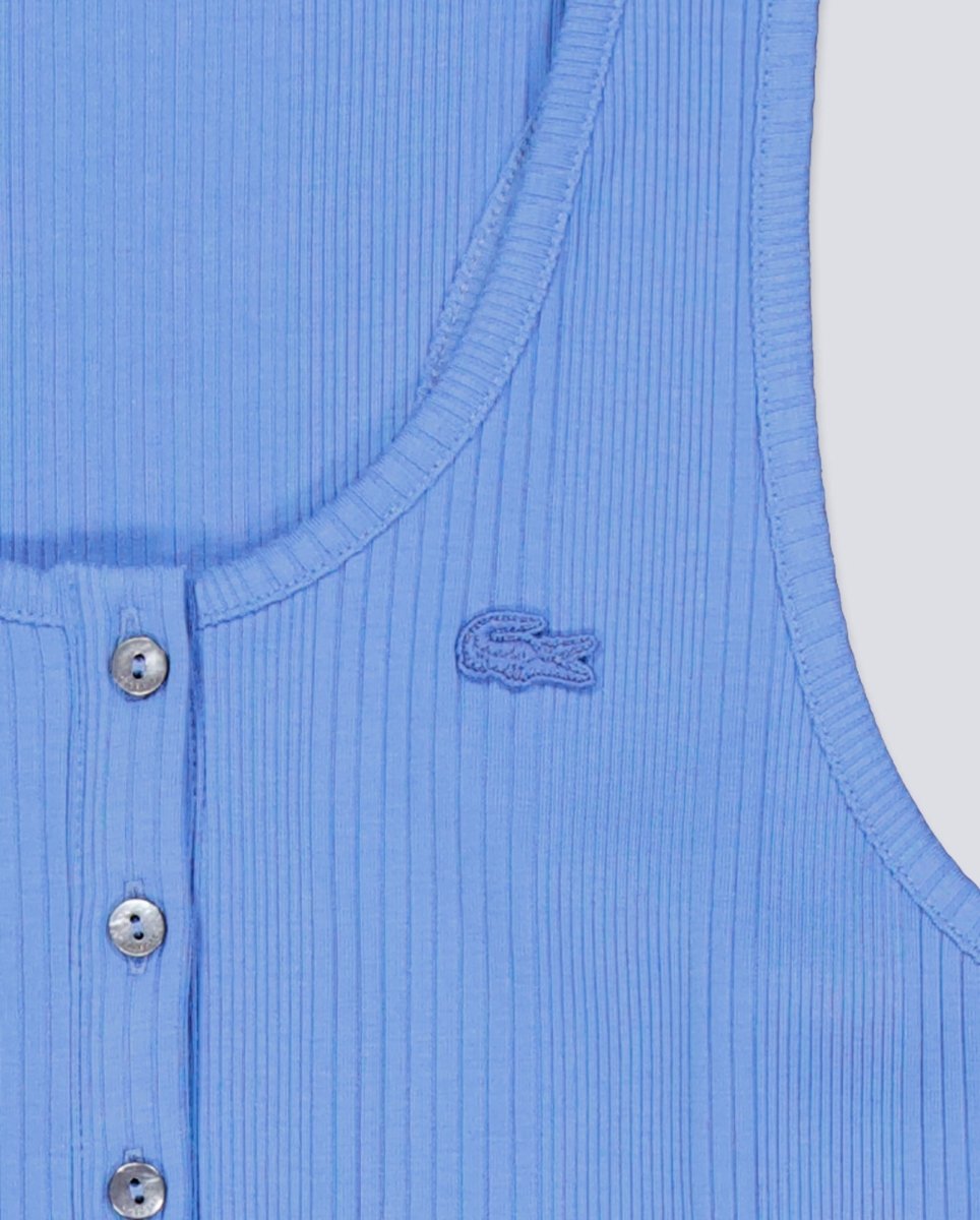 Top De Tirantes Lacoste Azul Mujer