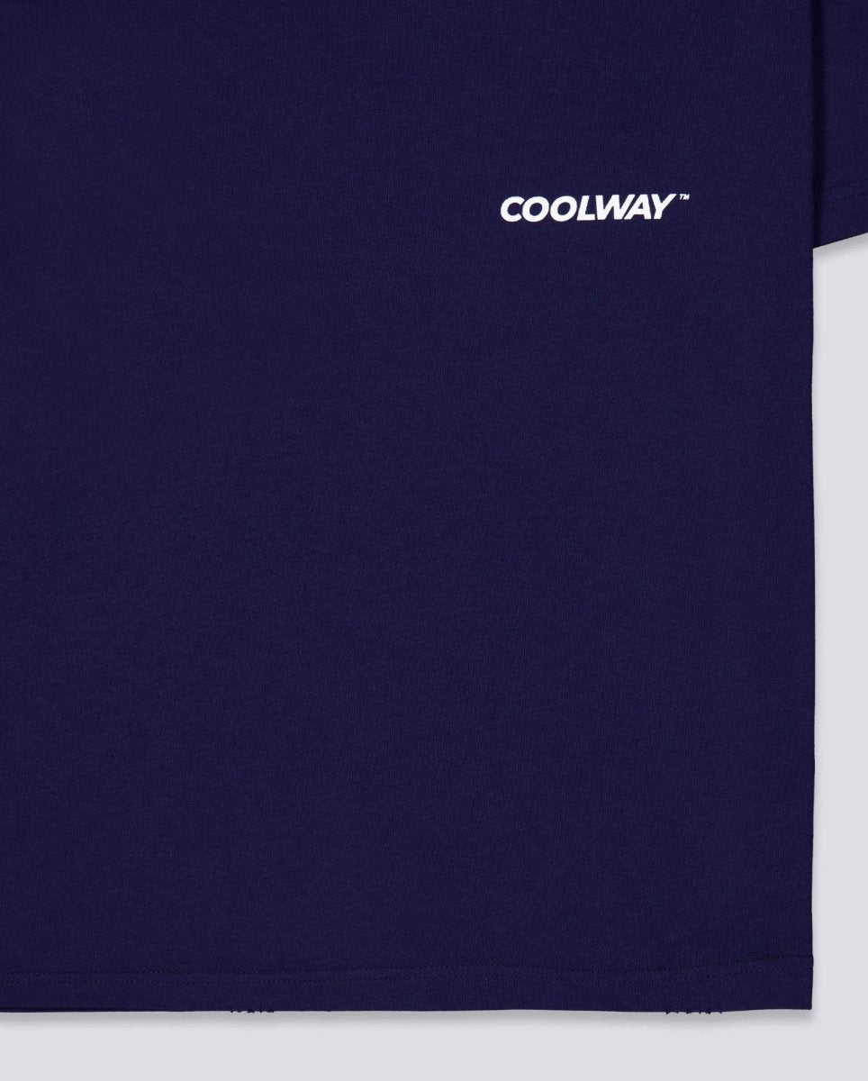 Camiseta Coolway Dual Azul Unisex