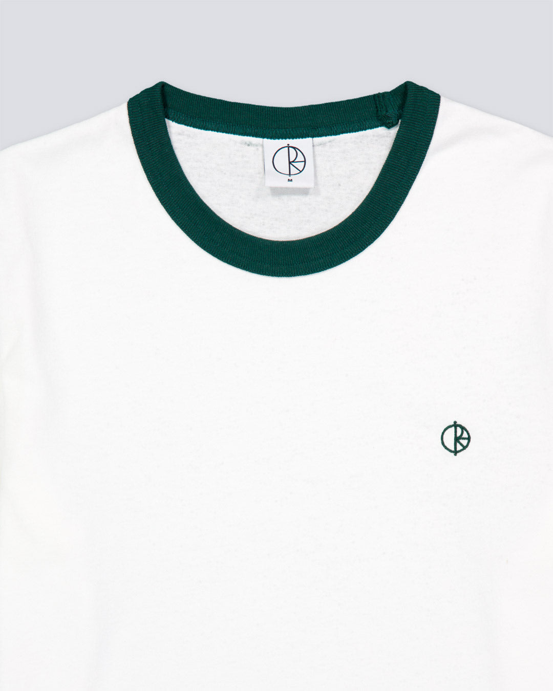 Camiseta Ringer Tee Cloud Blanco Y Verde Hombre