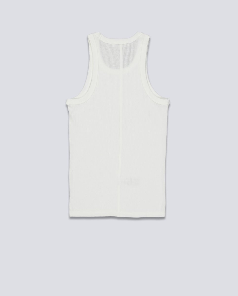 Camiseta Tirantes Lacoste Slim Fit Cotton Blanco Mujer