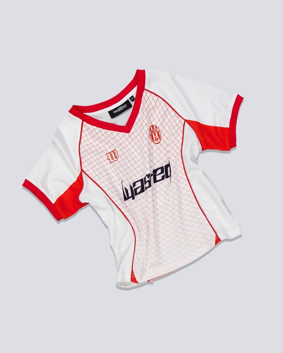 Camiseta Wasted Paris Spine Beige Y Rojo Mujer