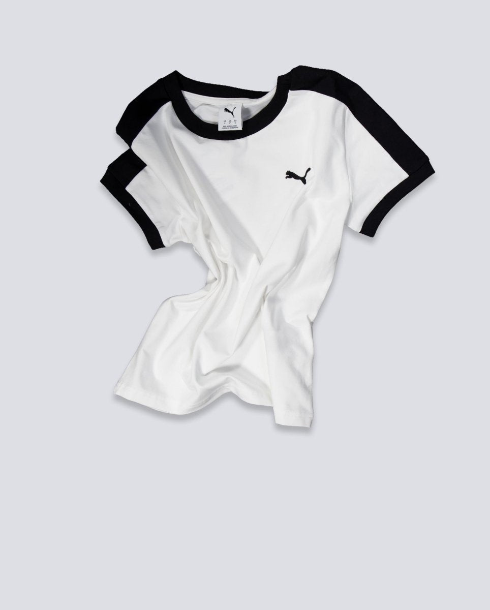 Camiseta Puma T7 Slim Tee Blanco Mujer