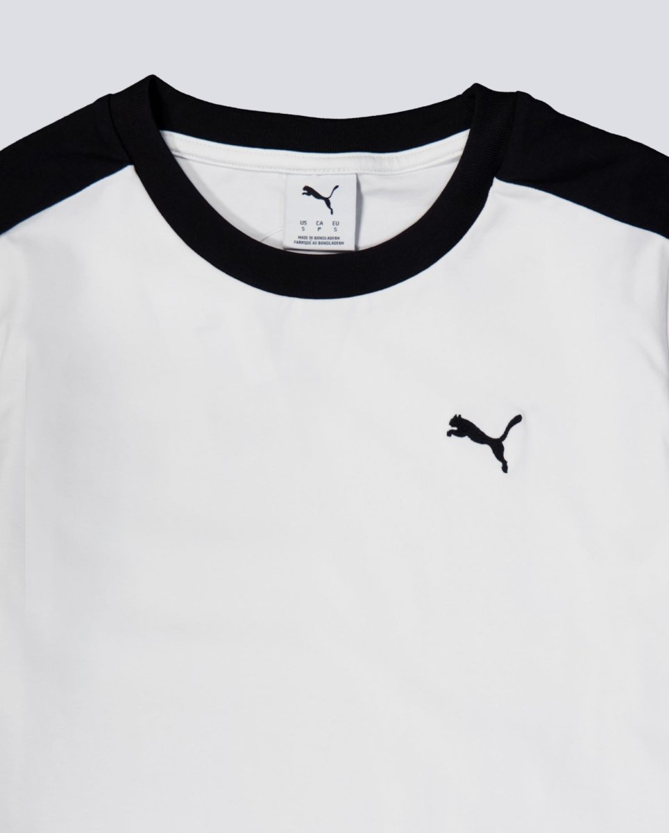 Camiseta Puma T7 Slim Tee Blanco Mujer