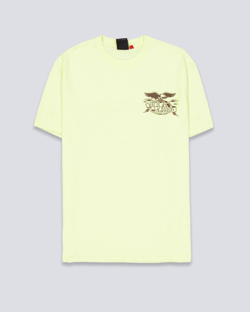 Camiseta Deus Claw-Some Whizz Amarilla Unisex