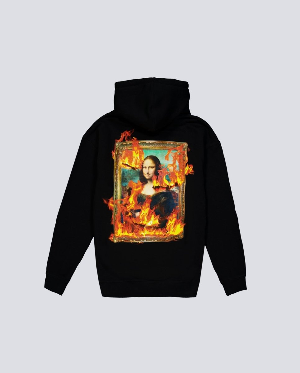 Sudadera Pleasures Burn Again Hoodie Negro Unisex