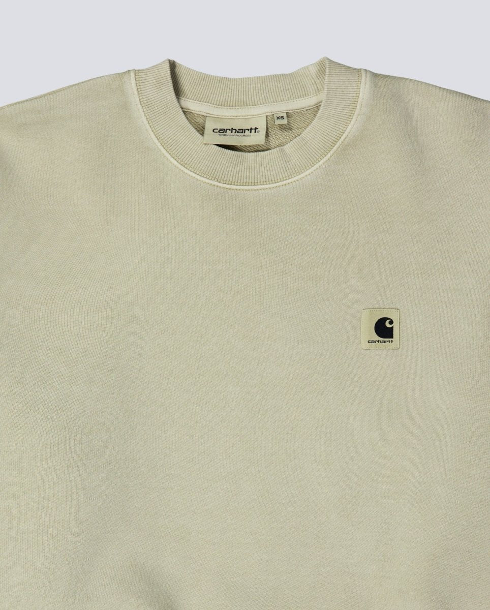 Sudadera Carhartt WIP Nelson Gris Stone Mujer